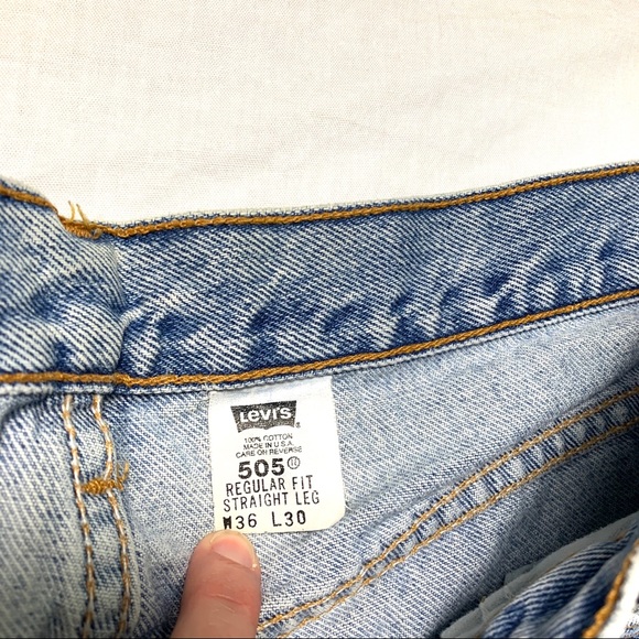 Levi’s 505 Regular Fit Straight Leg Made in USA - Picture 10 of 11